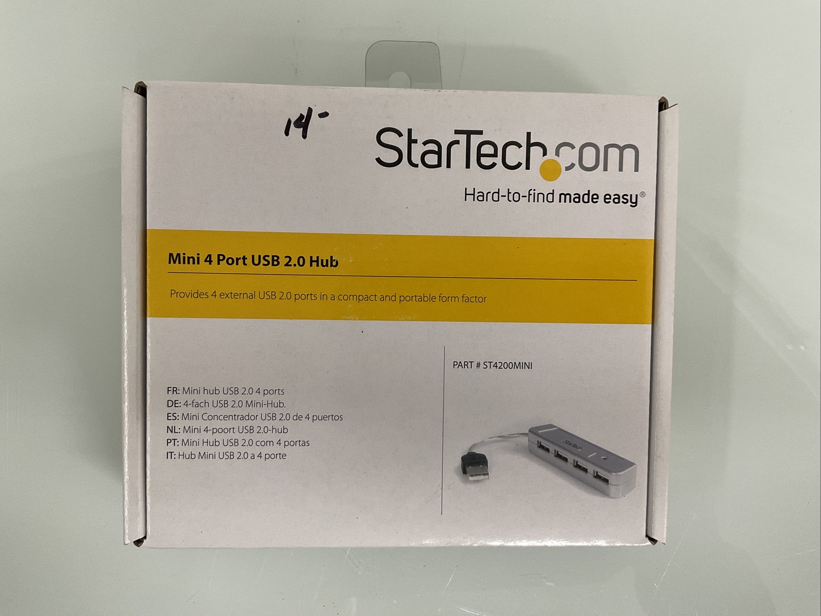 StarTech.com  (ST4200MINI) 4-Ports External Hub