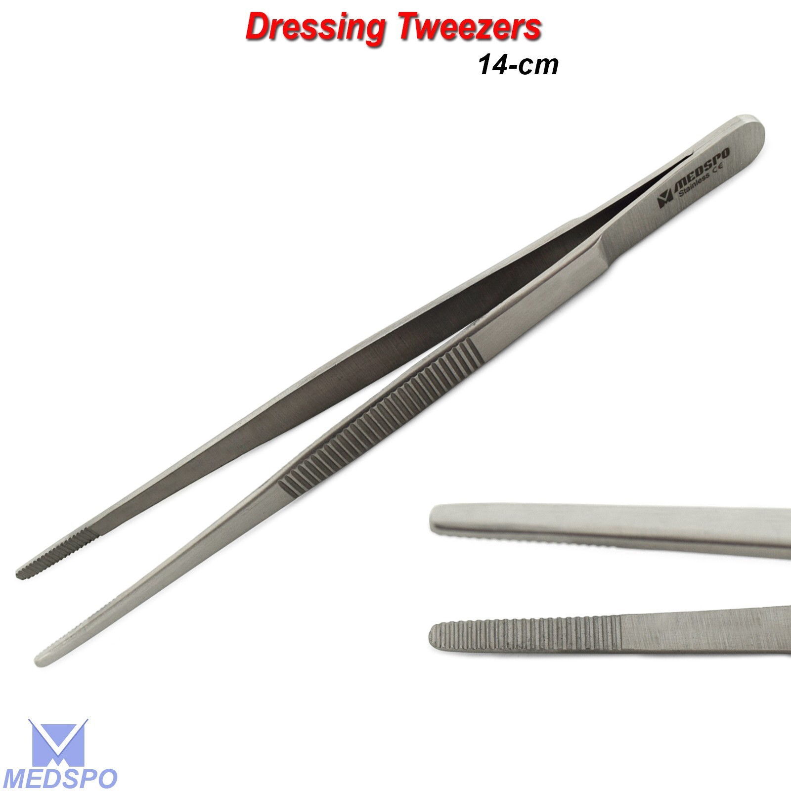 Surgical Tissue Thumb Dressing Forceps Medical Dental Cotton Tweezers Forceps CE
