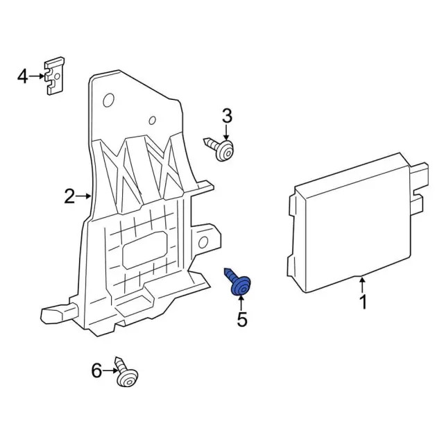 Genuine Ford Blind Spot Detection System Warning Sensor Bolt W503901-S424