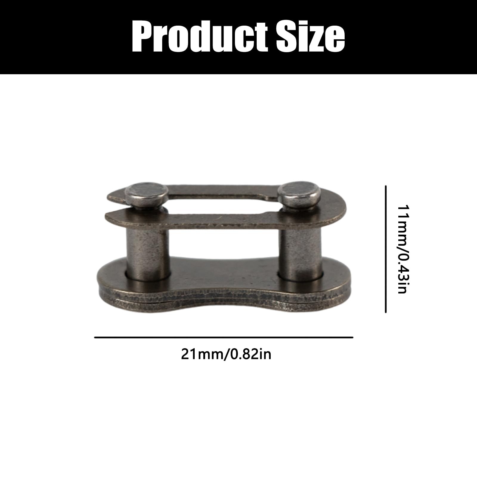 20 Pack Bike Chain Master Links Removable Quick Split Links