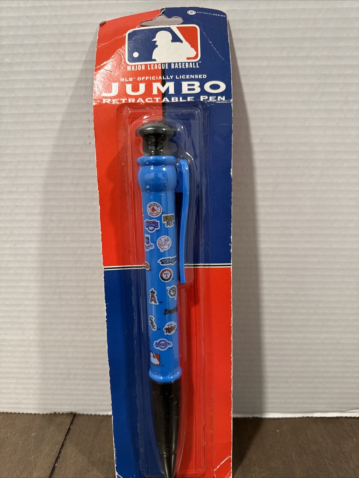 Official MLB Jumbo Pen - All Team Logos - New Open Box