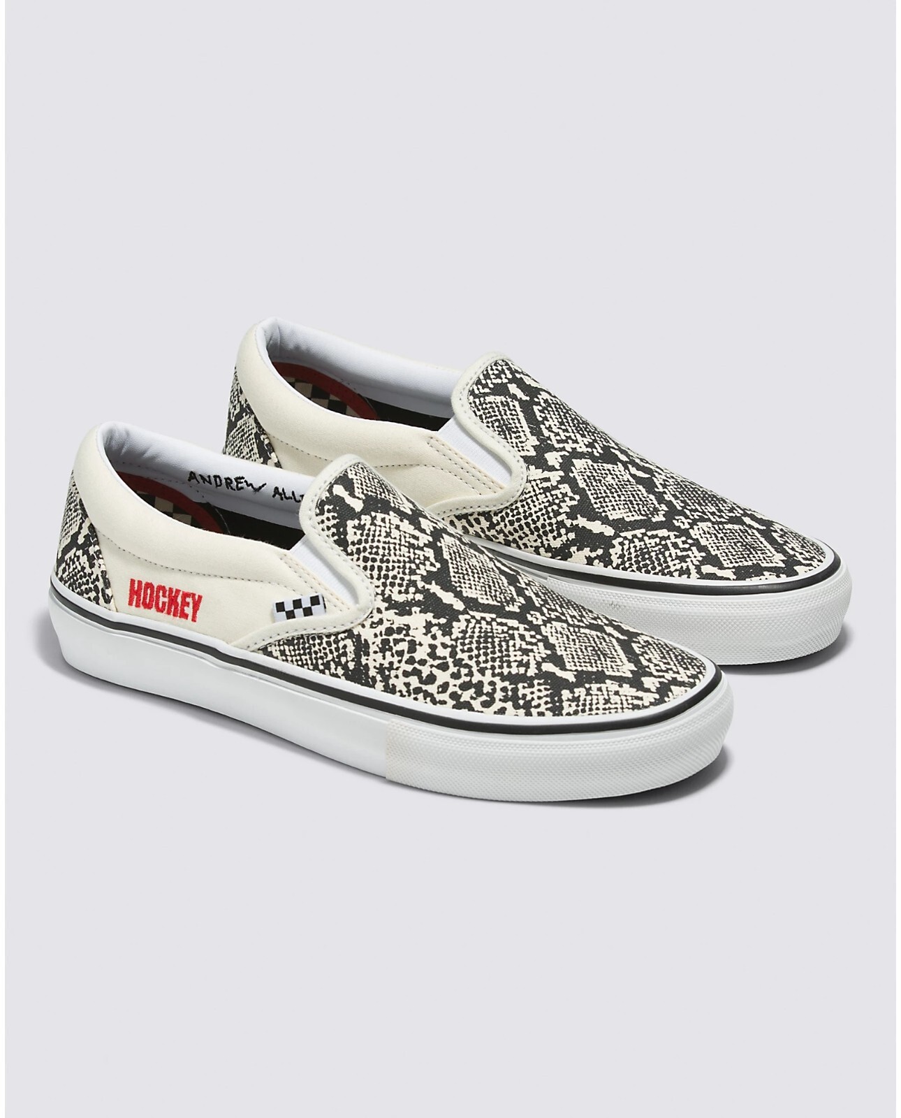 New Vans x Hockey Skate Slip-On Snake Skin 100%Original