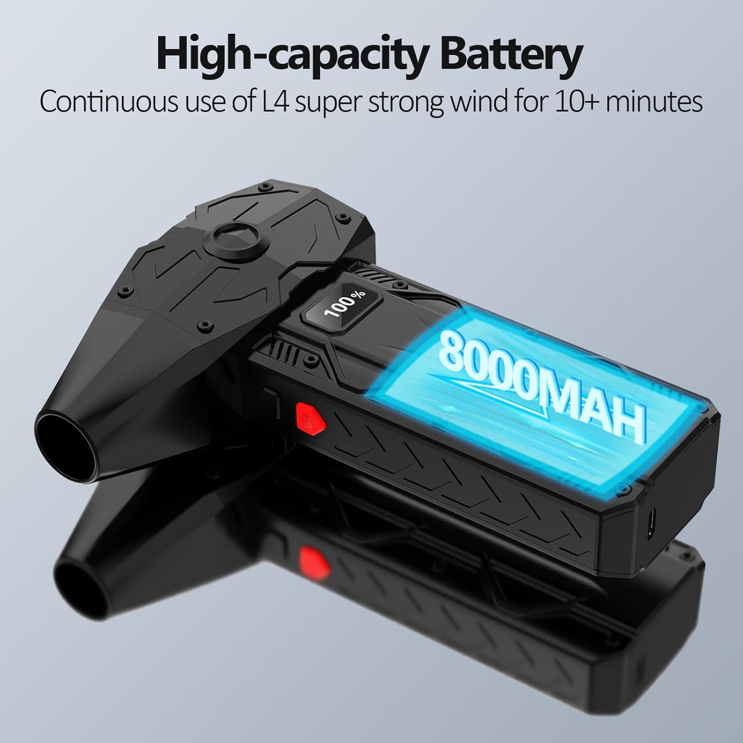Electric 200000RPM Compressed Air Duster with Display for...