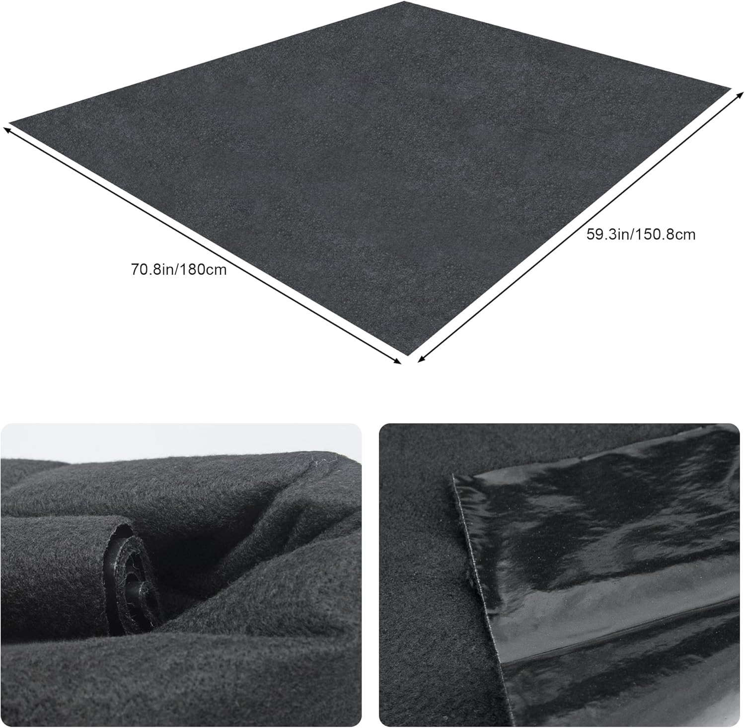 60“ × 72” Oil-Resistant Mat - Mat Waterproof, Oil-Absorbent, Reusable, Washable