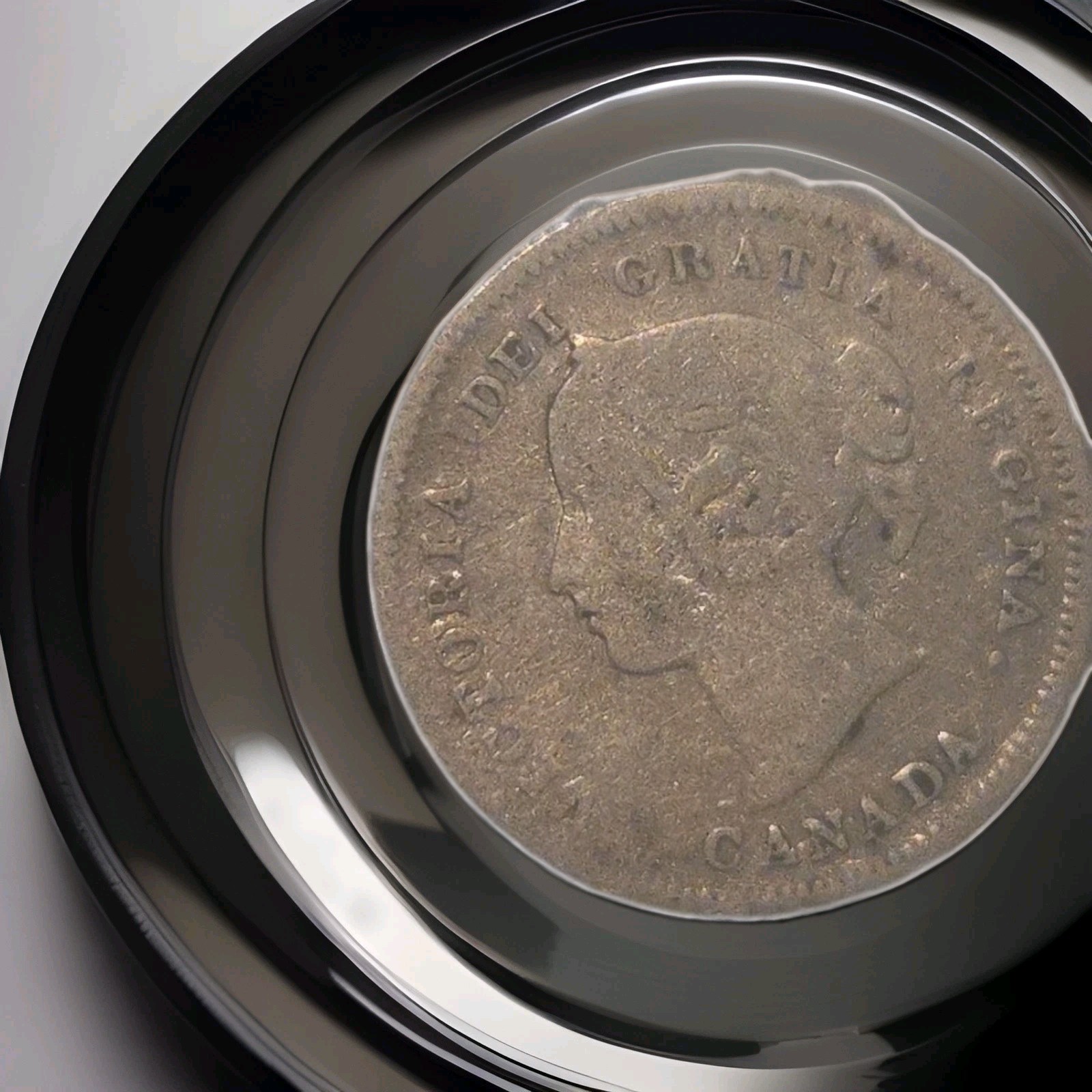 1899 Canada 5 Cents Silver Coin – Queen Victoria – Low Mintage Key Date