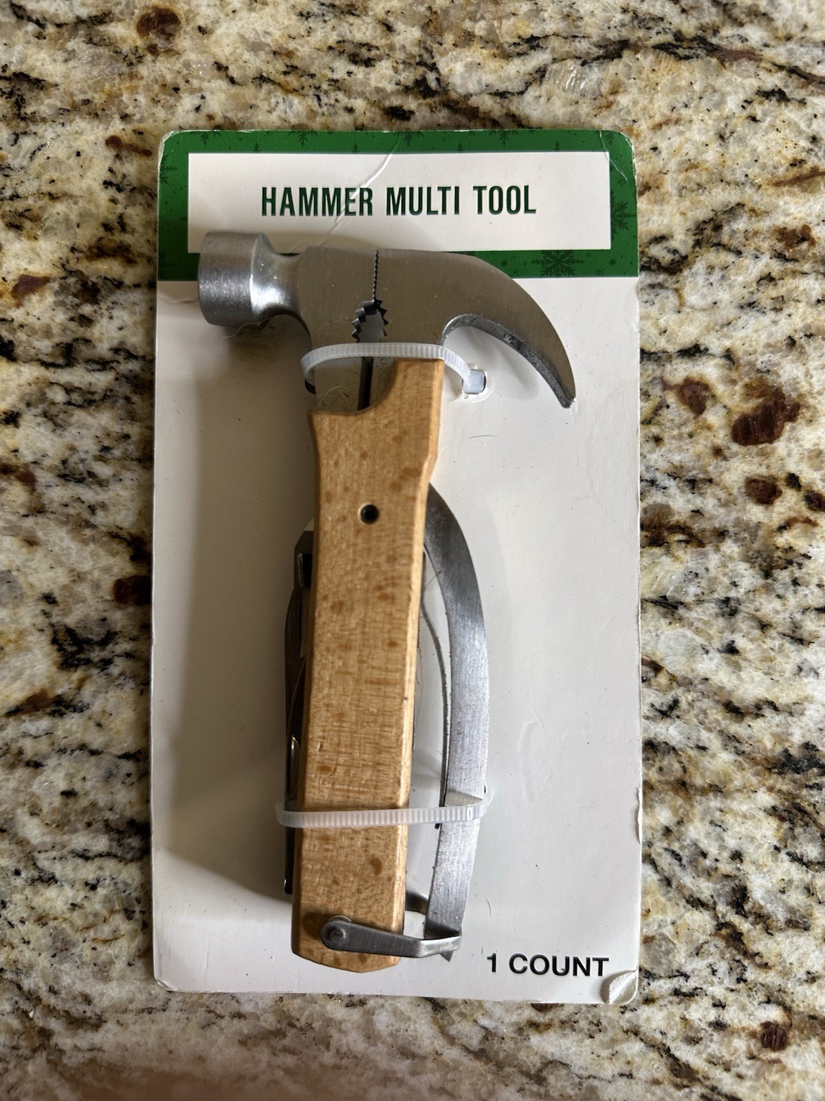 wood-handled hammer multi-tool