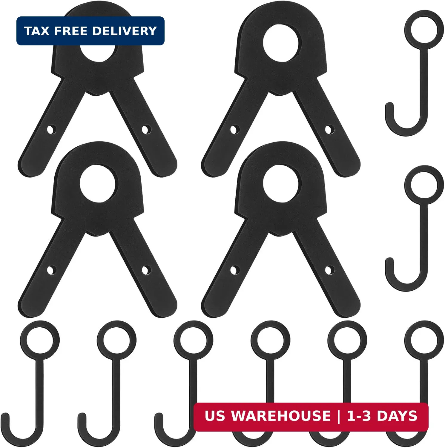 Jenaai 2 Sets Shooting Target Stand Kit Steel Hanger Holder DIY Gong Target Kit