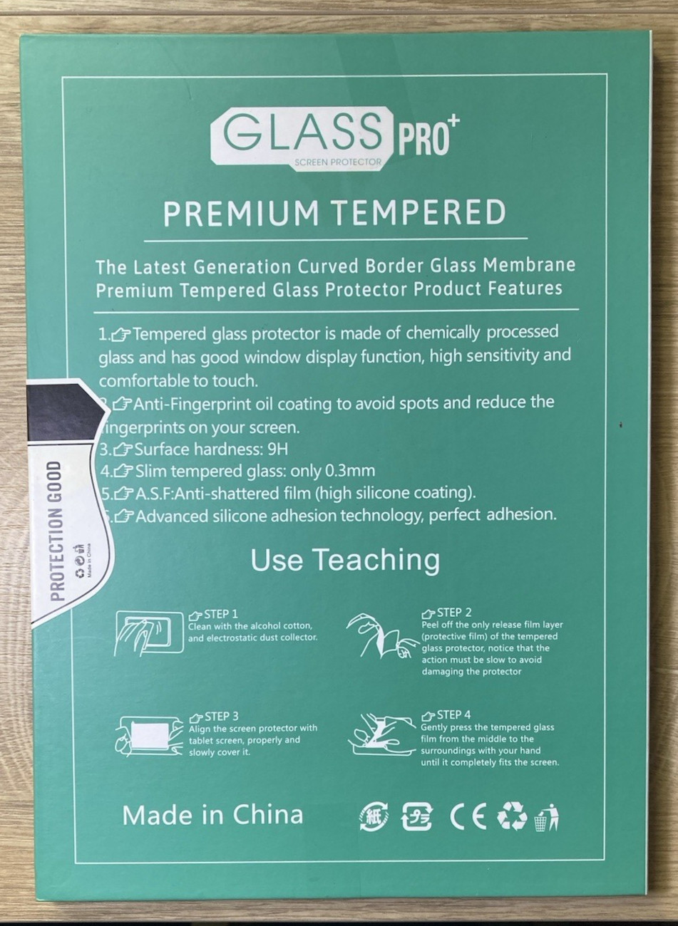 2 Pack Tempered Glass Screen Protector for iPad 9th 8th 7th Generation 10.2 Inch