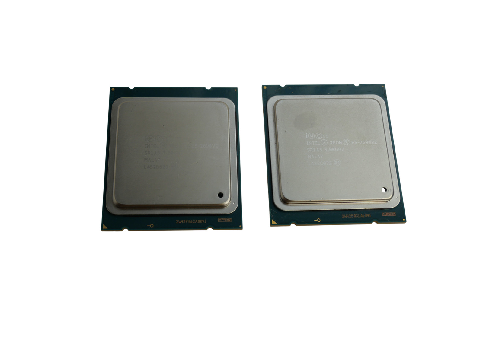 Lot 2 Intel Xeon E5-2690V2 3.00GHz SR1A5 CPU Processor - Free shipping