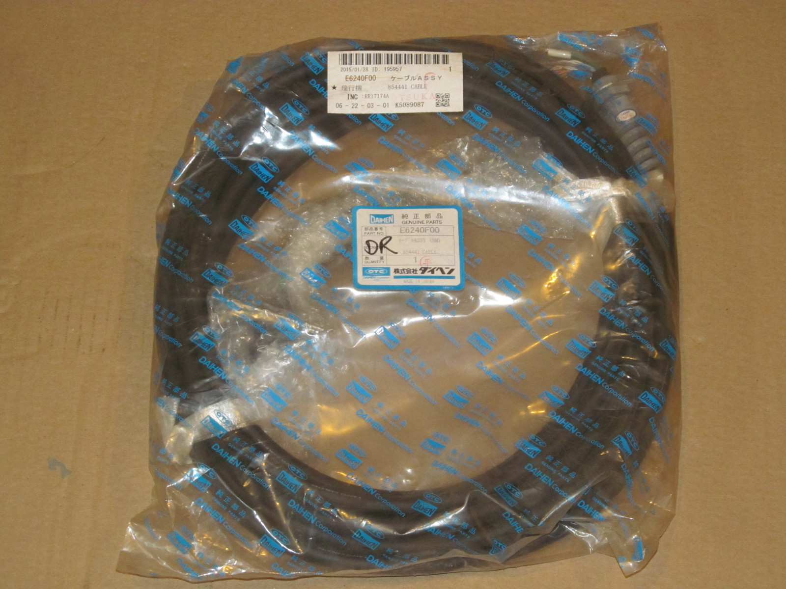 OTC Daihen #E6240F00 Cable Assembly