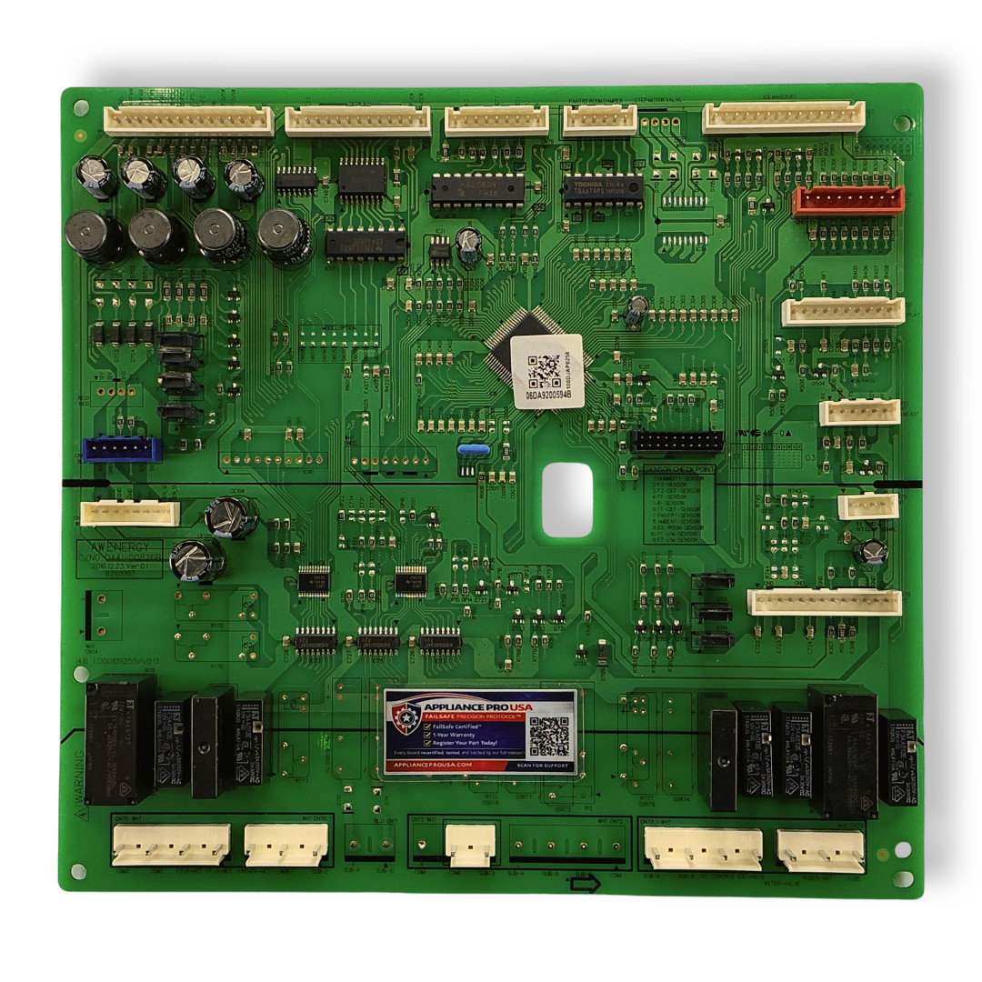 DA92-00594B Samsung Refrigerator Main Control Board Replacement