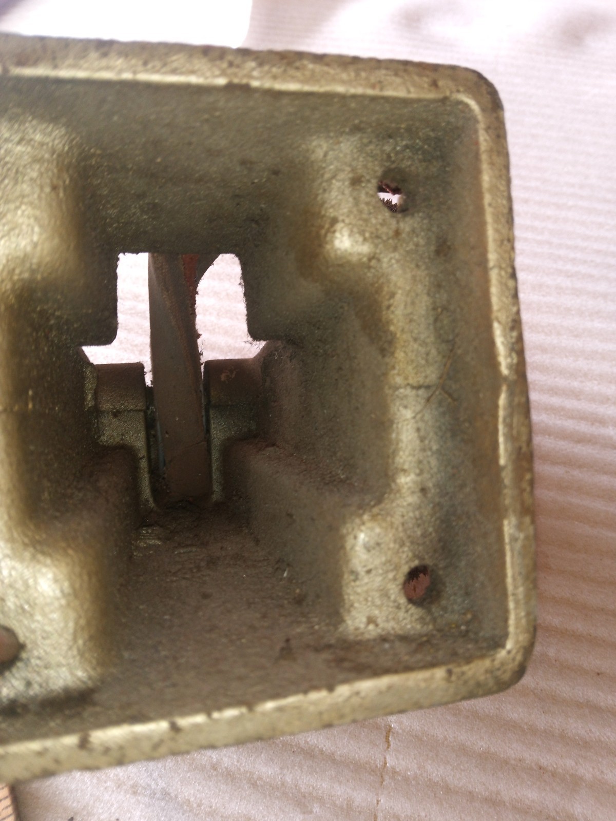 Vintage Craftsman 1940s Grinder Buffer Arbor Bench Mount Belt Drive