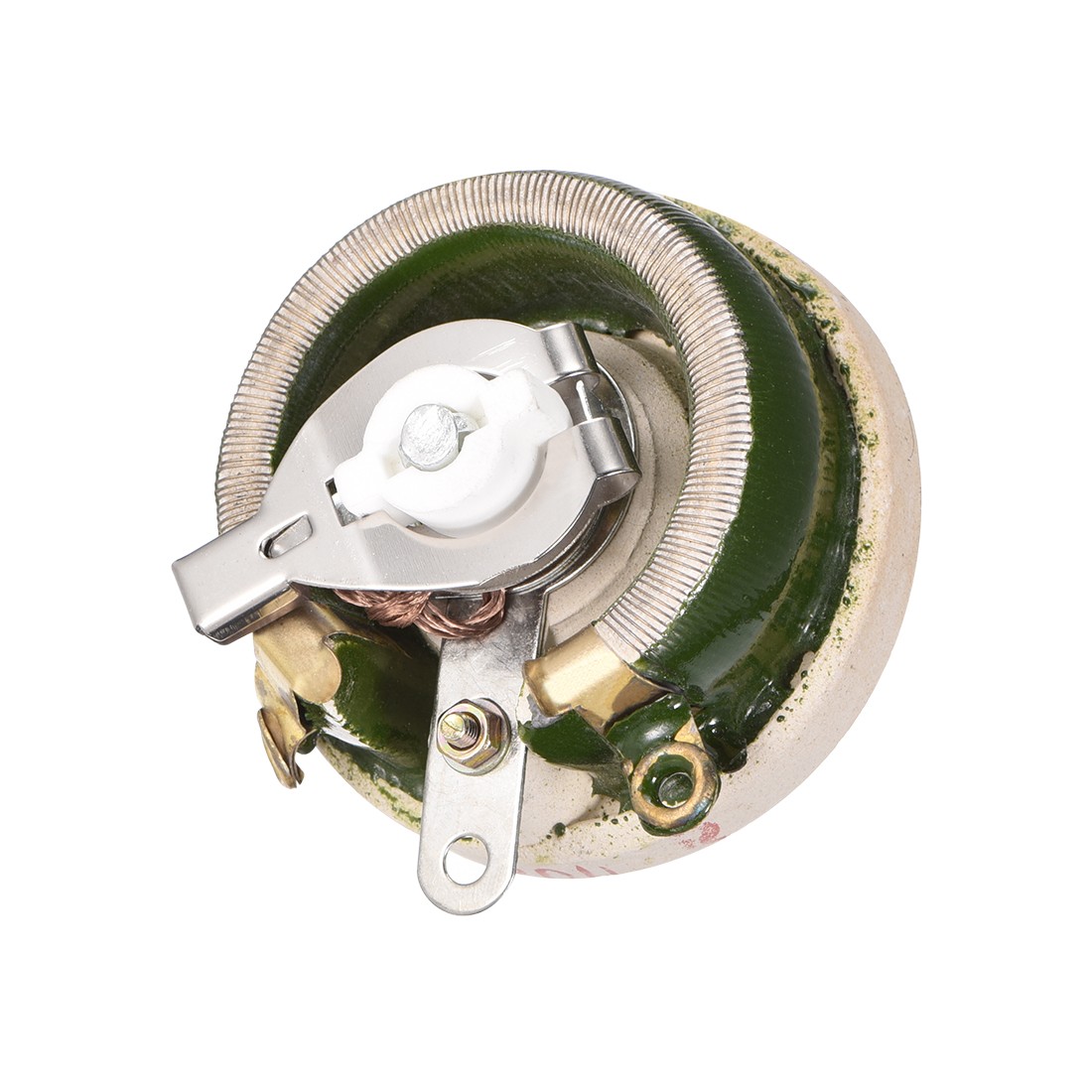Wirewound Ceramic Potentiometer Variable Rheostat Resistor 50W 200R Ohm W Knobs