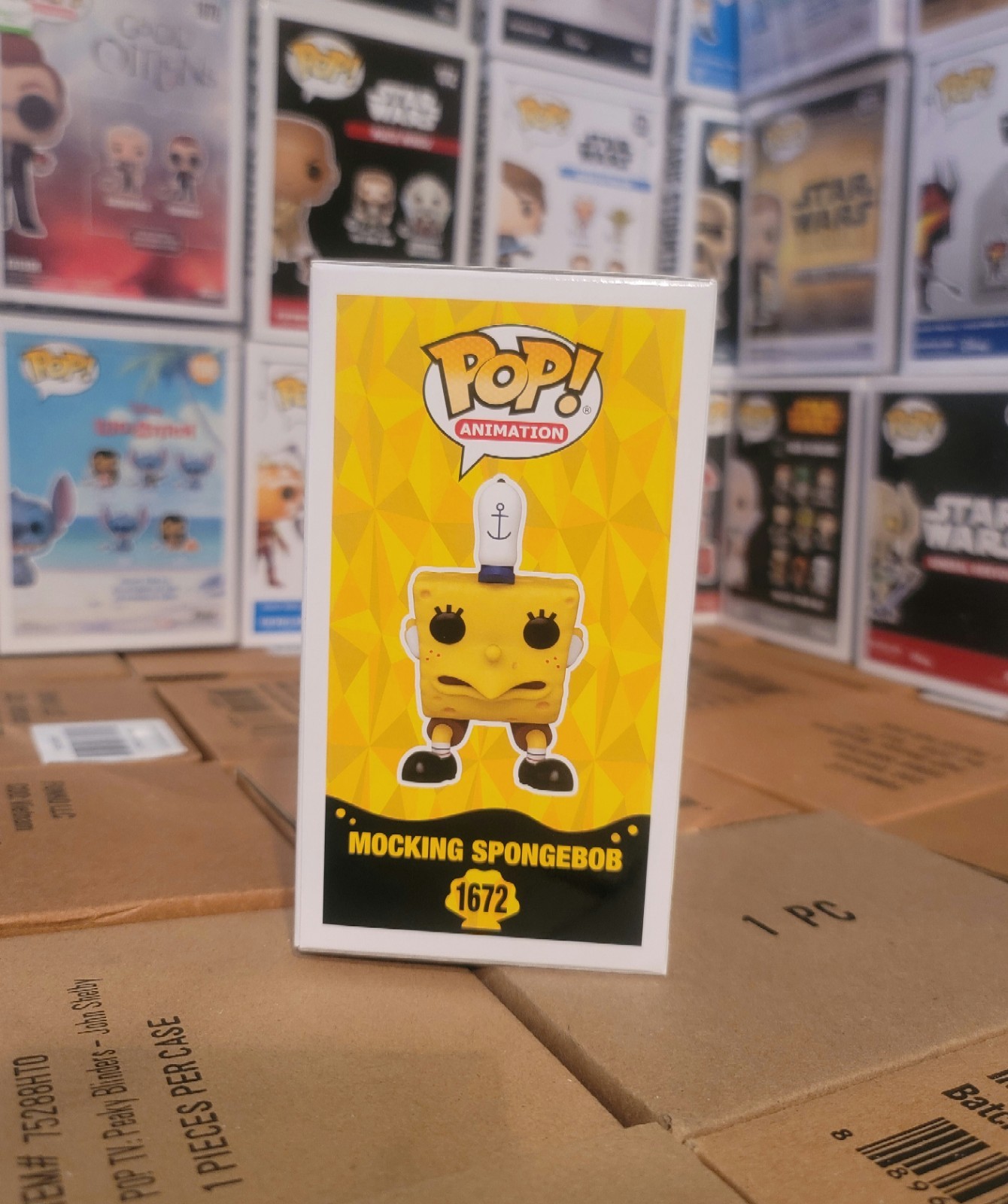 Funko POP! SpongeBob Squarepants - Mocking SpongeBob #1672 HOT TOPIC EXCLUSIVE