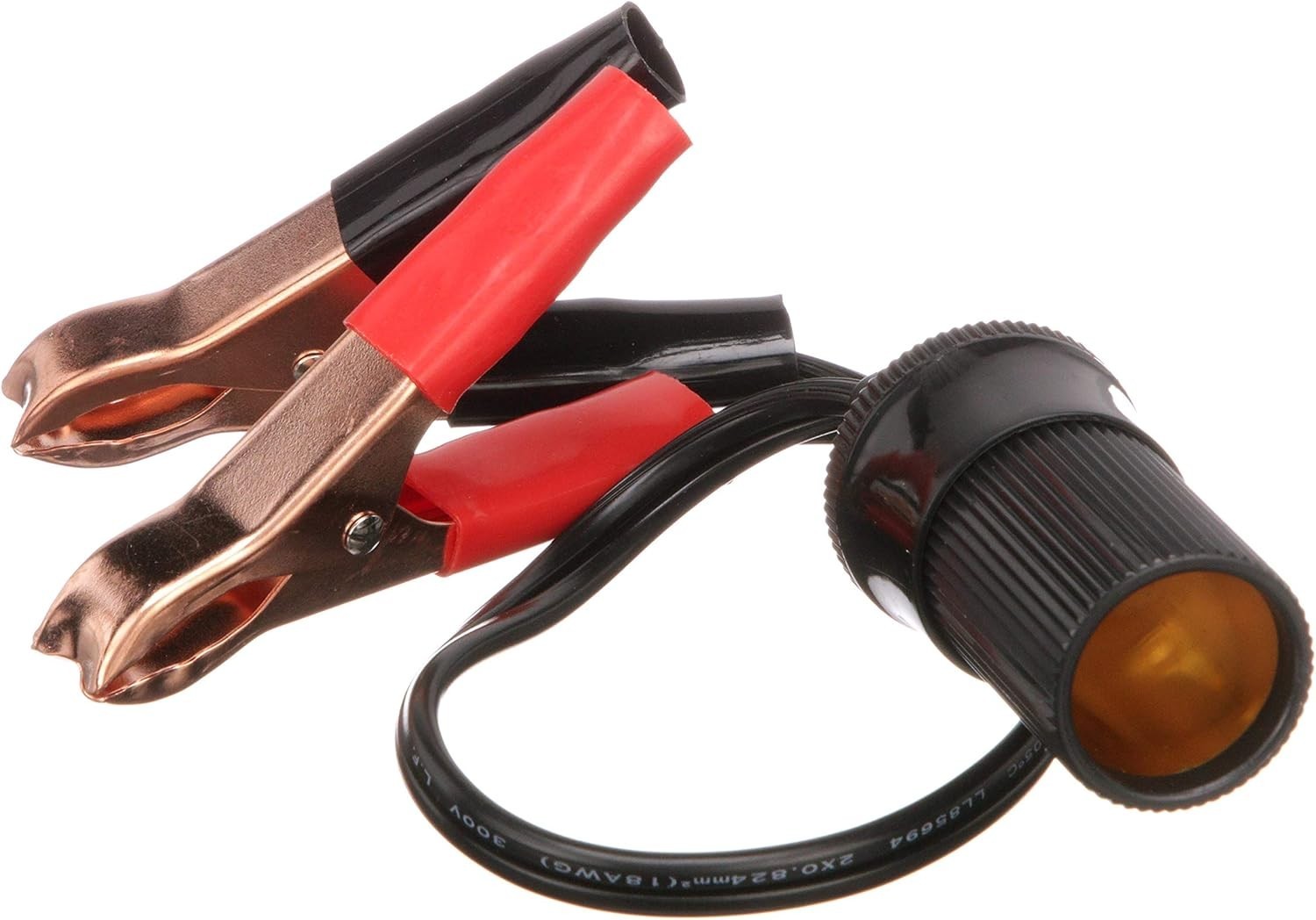 Seachoice Adapter Plug to Battery Cigarette Lighter, 12V Black