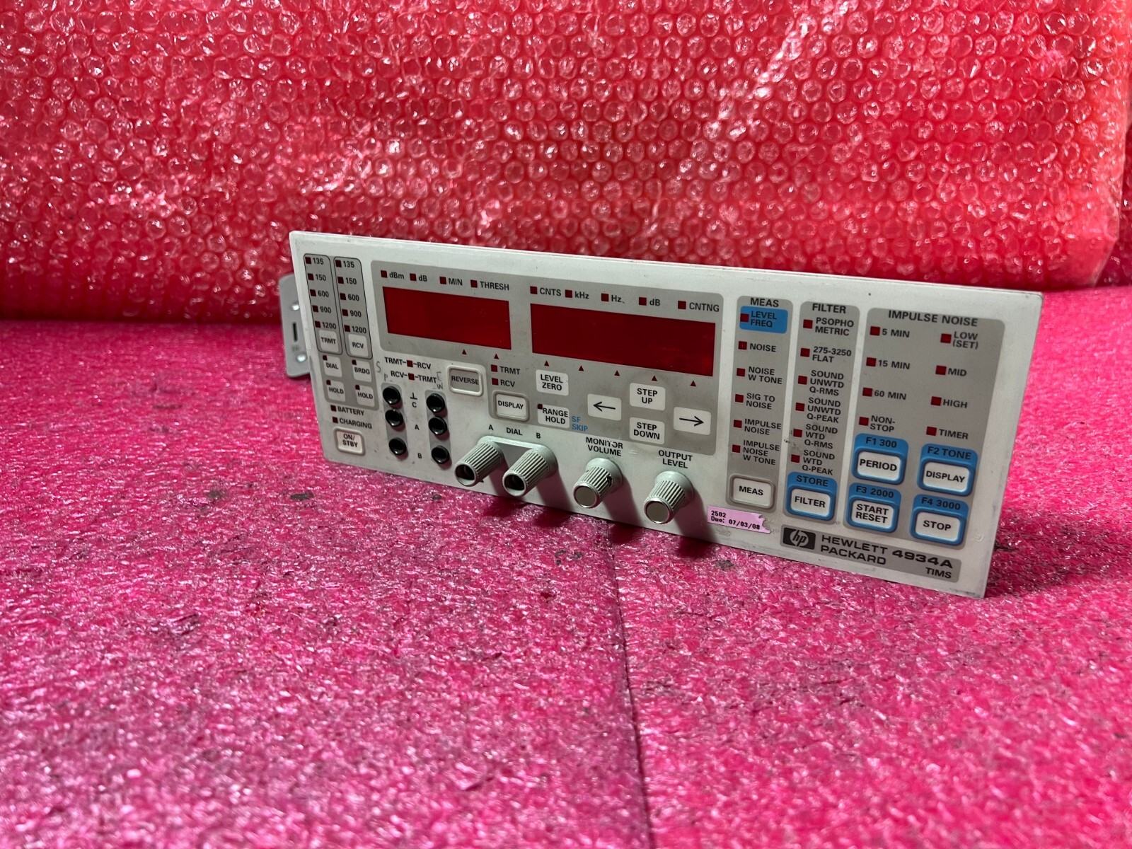 HP 4934A TIMS Tester ''Panel'' 03372-60203
