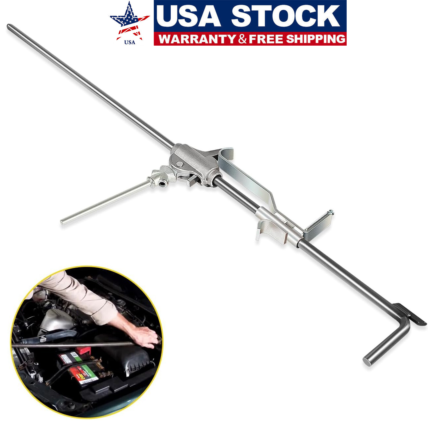 77043 Versatile Auto Body Repair Tool for Monkey-On-A-Stick Friction Jack Set