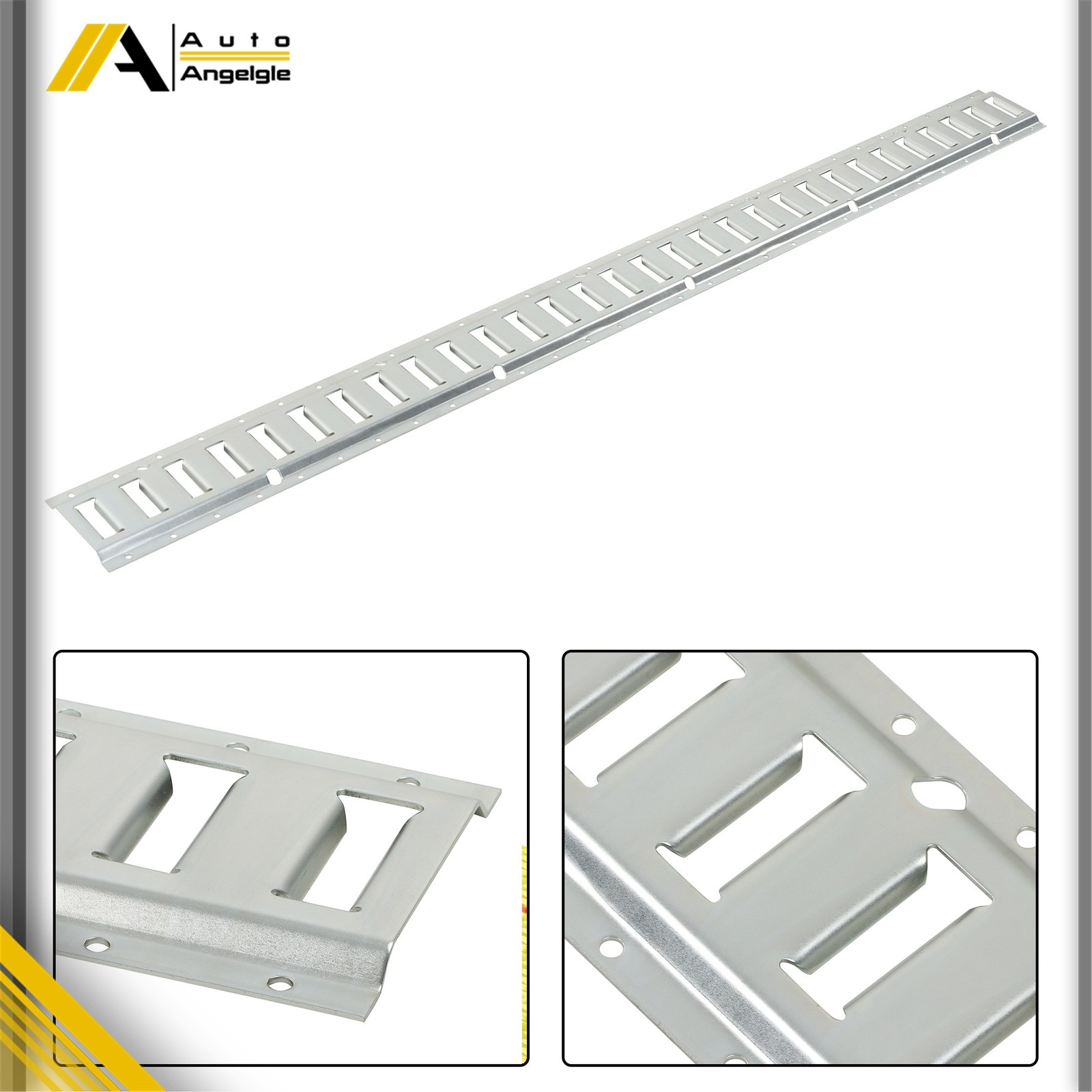 10PCS E Track Tie-Down Rail Kit Trucks Vans Garages Trailer Tie Down System