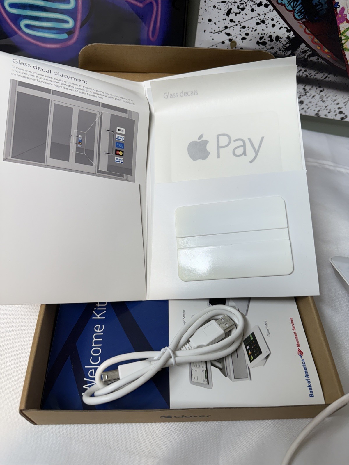 Clover mini credit card machine