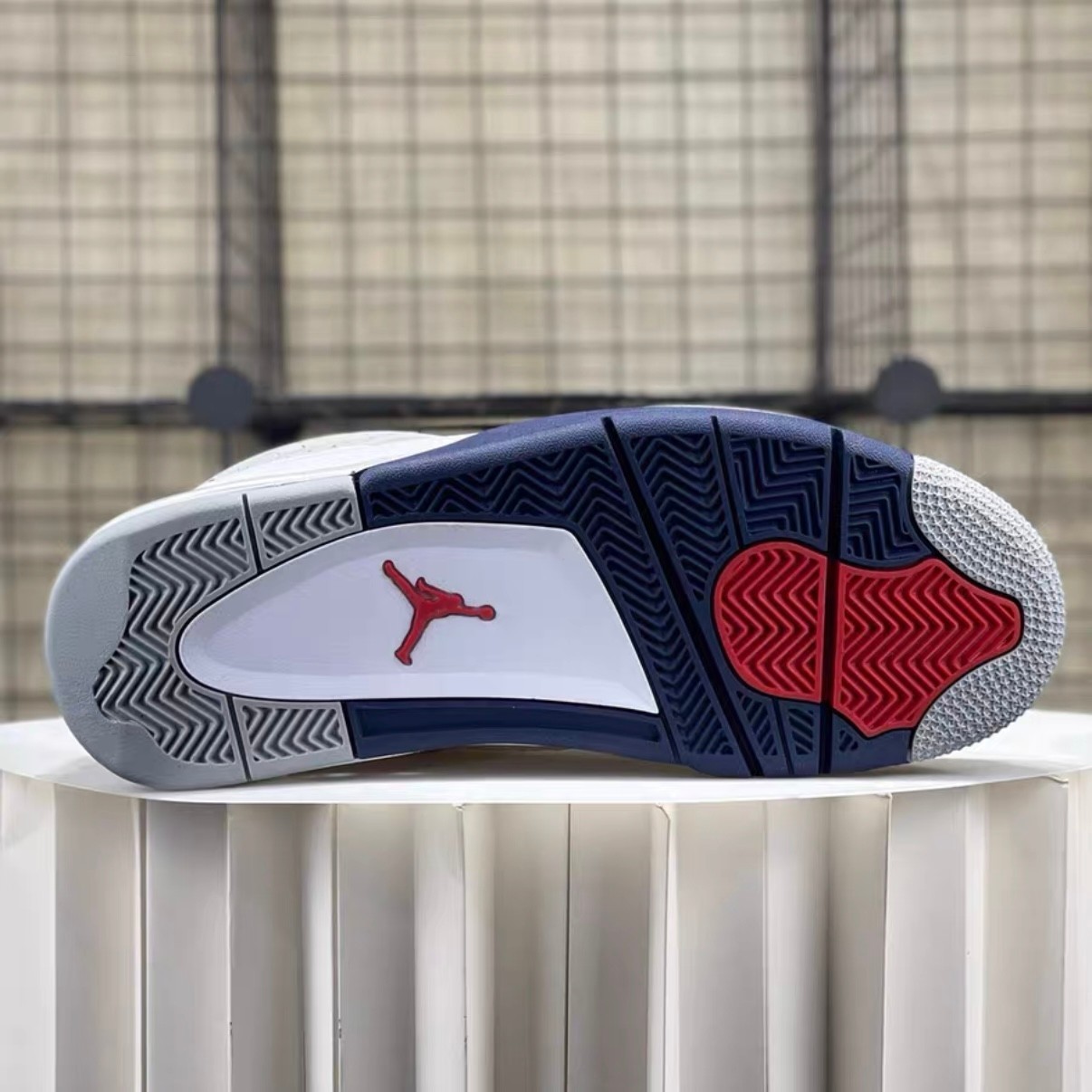 Air Jordan 4 "Midnight Navy" Men's Mid Top Retro Basketball Shoes