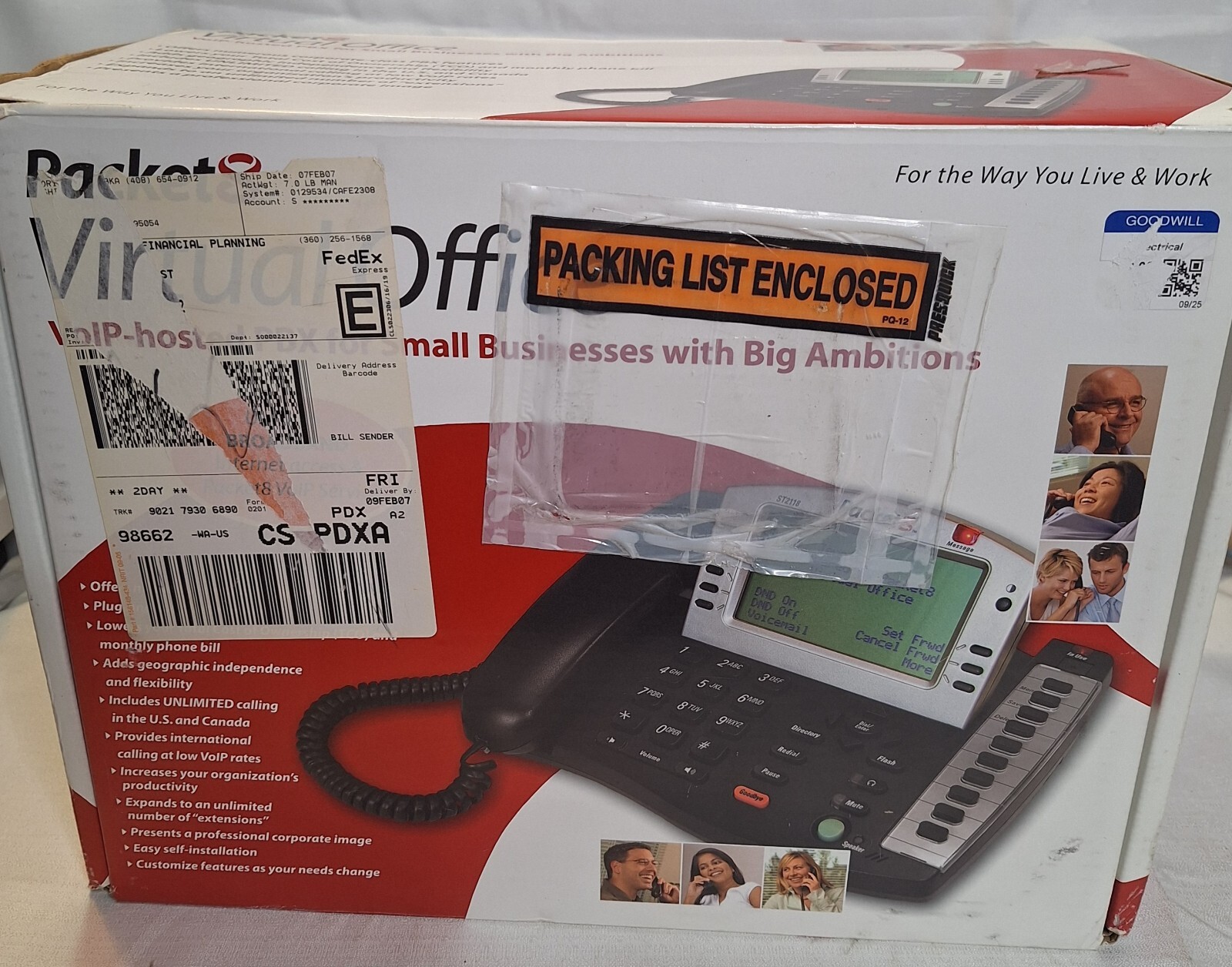 Packet8 Virtual Office VoIP Solution for Small Businesses Unused