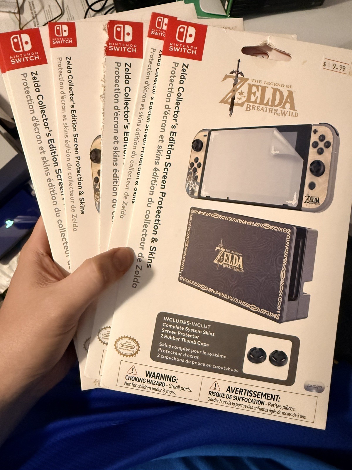 New Zelda Collectors Edition Screen Protection & Skins PDP