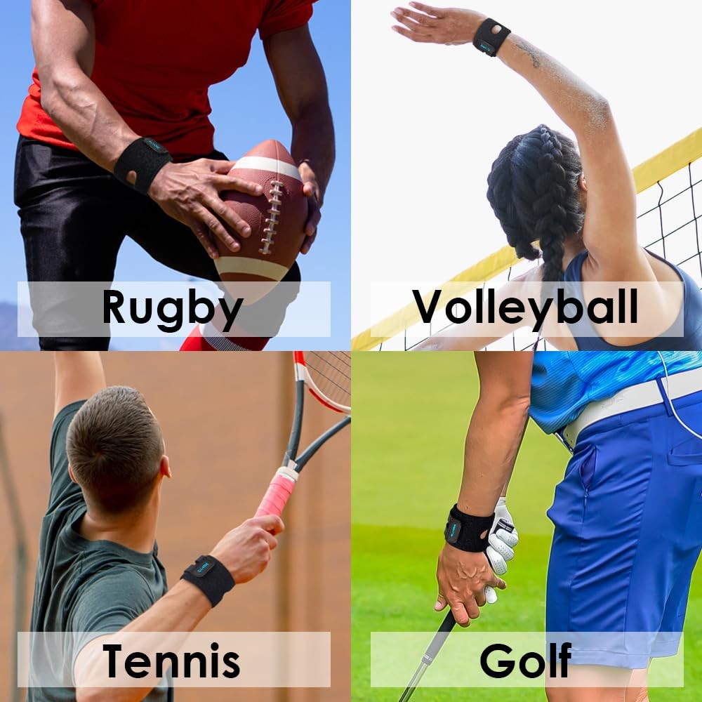 Closed-Loop Neoprene Wrist Wrap – Lightweight, Breathable Compression Support...