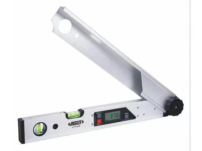 Insize 2174-225 Range 0-225° Waterproof Digital Protractor Heavy Duty