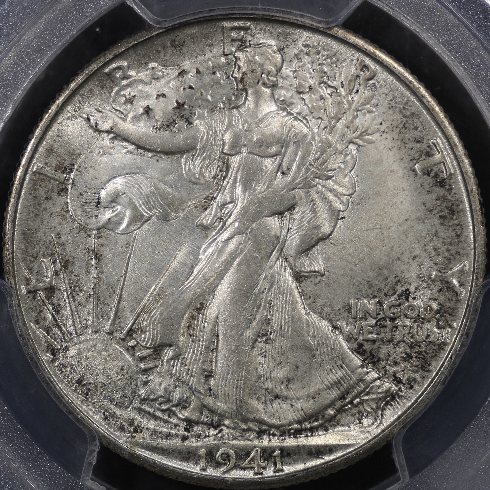 1941-S Walking Liberty Half Dollar - 50c PCGS MS64 - Great Example!