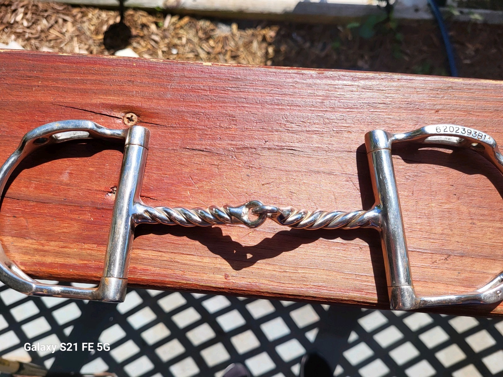 Myler Toklat 5 Inch Twisted D Ring Snaffle With Hooks English Bit