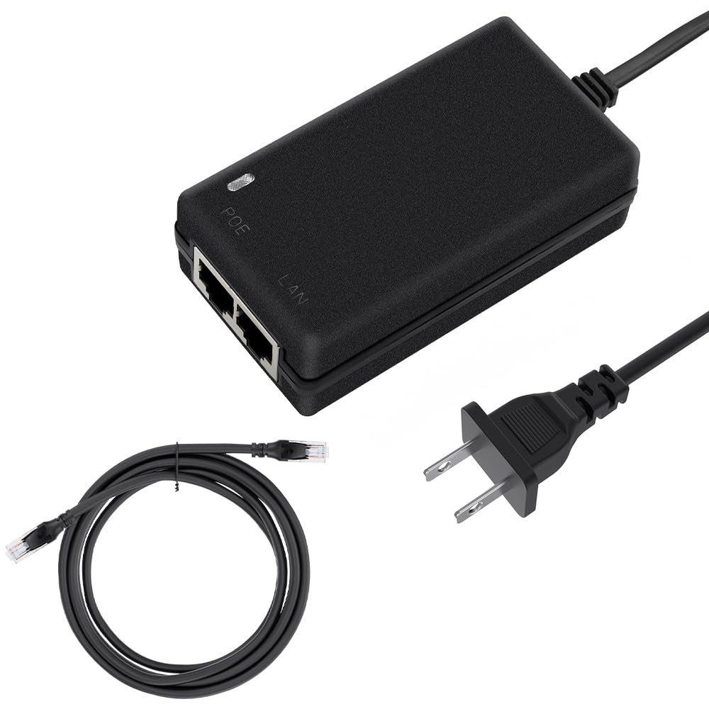 Gigabit PoE Injector 48V Power Over Ethernet Supply 3.54"L x 1.97"W x 1.18"H