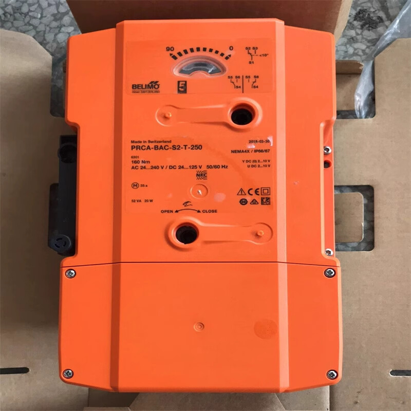 BELIMO PRCA-BAC-S2-T-250 Valve Actuator 160Nm AC 24.240V/DC 24.125V