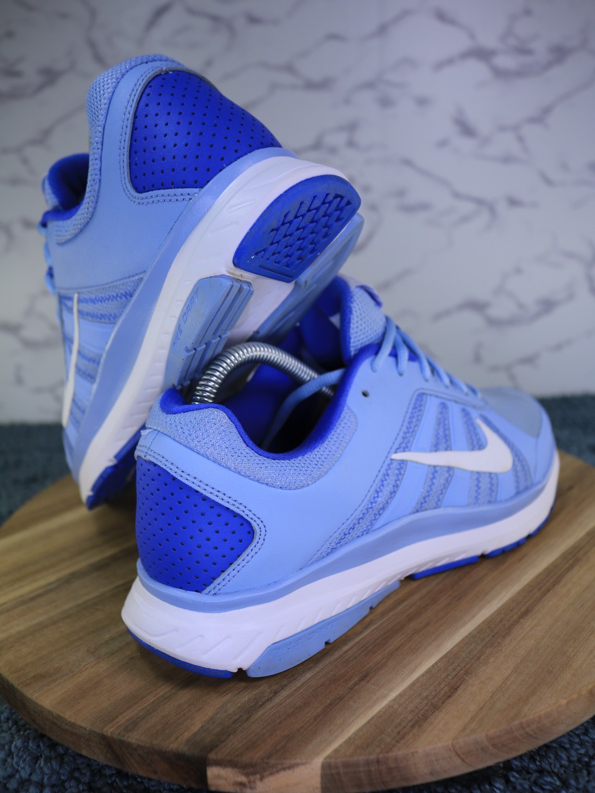 Nike Dart XII Shoes Blue White Running Sneakers Gym Sport 831535-403 Women Sz 11