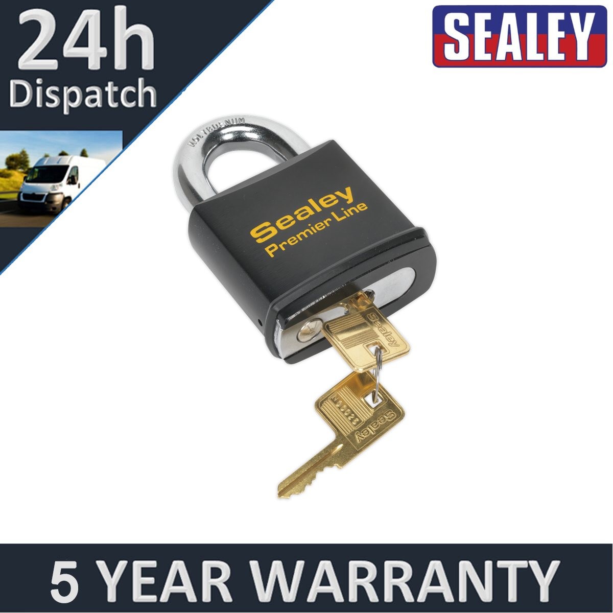 Sealey Premier� Steel Body Padlock 70mm PL504