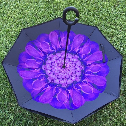 C-Handle Inverted Inside-Out/Upside Down/Reverse Opening Umbrella 20% Off