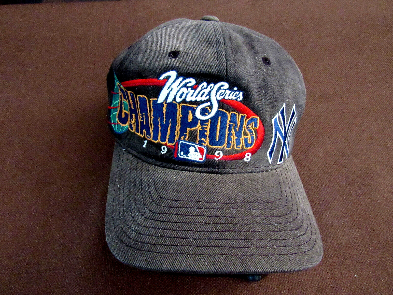 JOE TORRE 1998 WSC NEW YORK YANKEES HOF SIGNED AUTO VINTAGE NEW ERA CAP HAT JSA