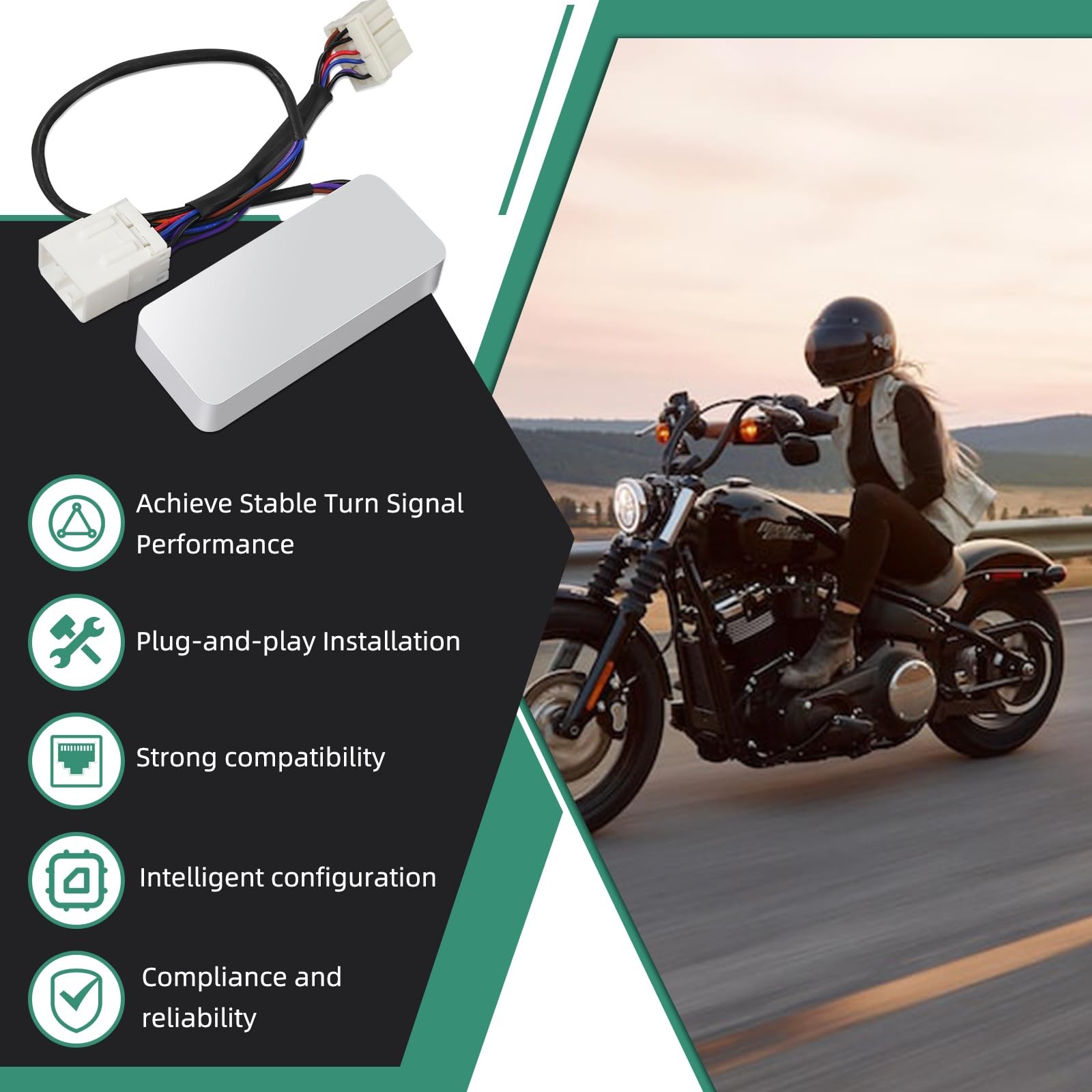 Load Equalizer and Stabilizer Controller for Harley Davidson LED Turn Signals