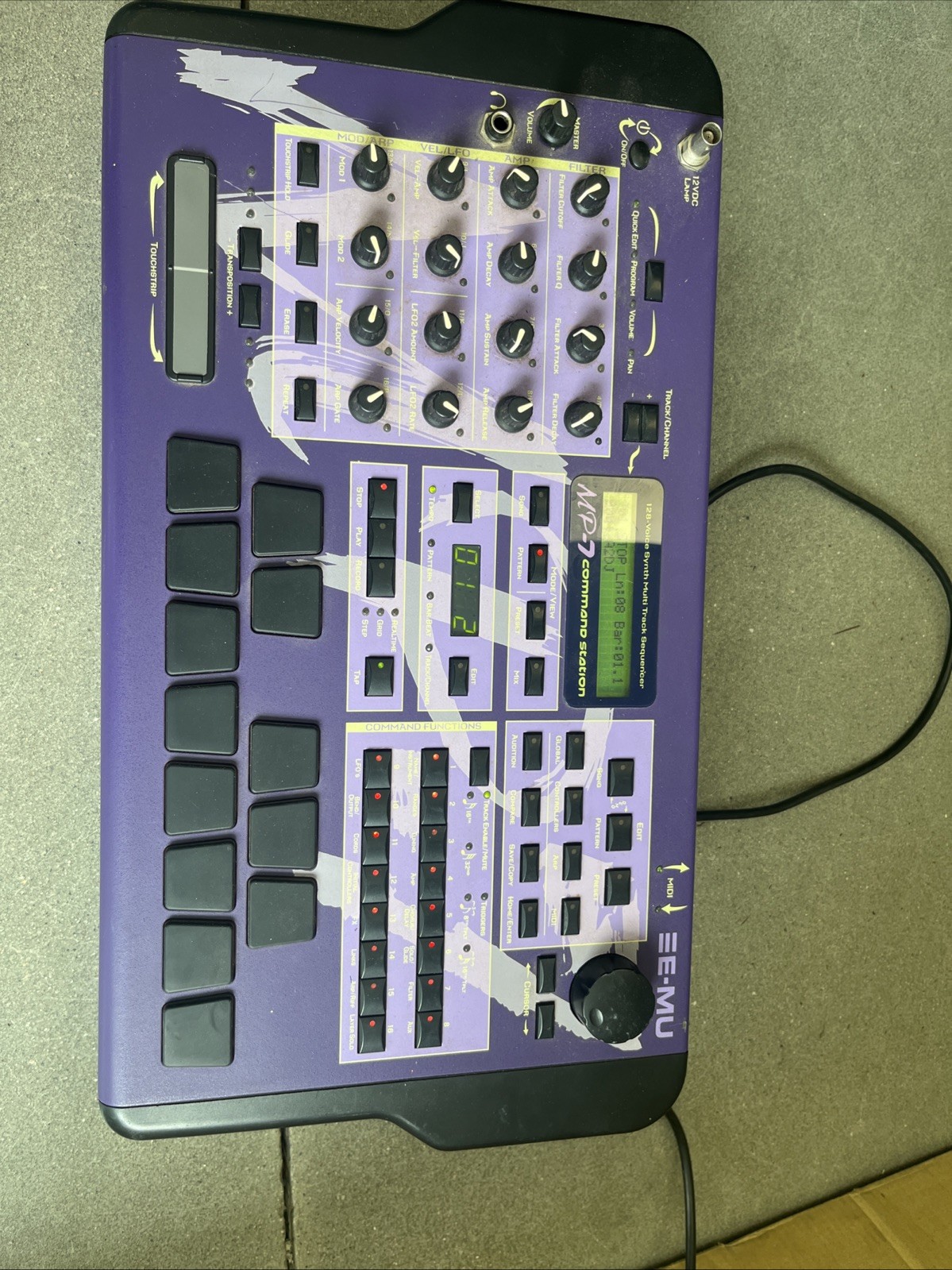 E-MU EMU MP-7 Command Station Synth Drum-Machine Groovebox