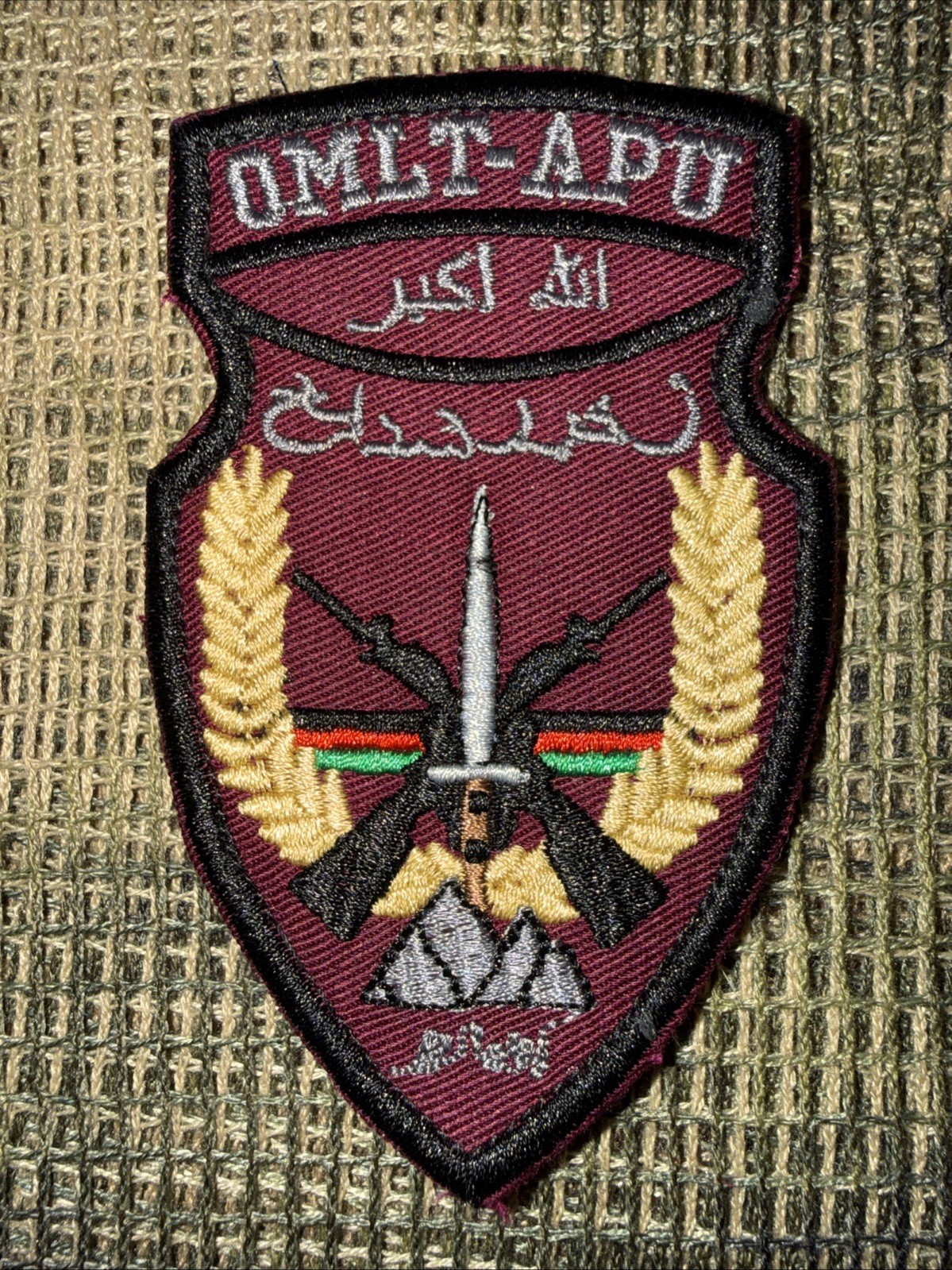 NATO US French OMLT Team PATCH -Afgan War Issue ISAF -3 Patch Set!!!