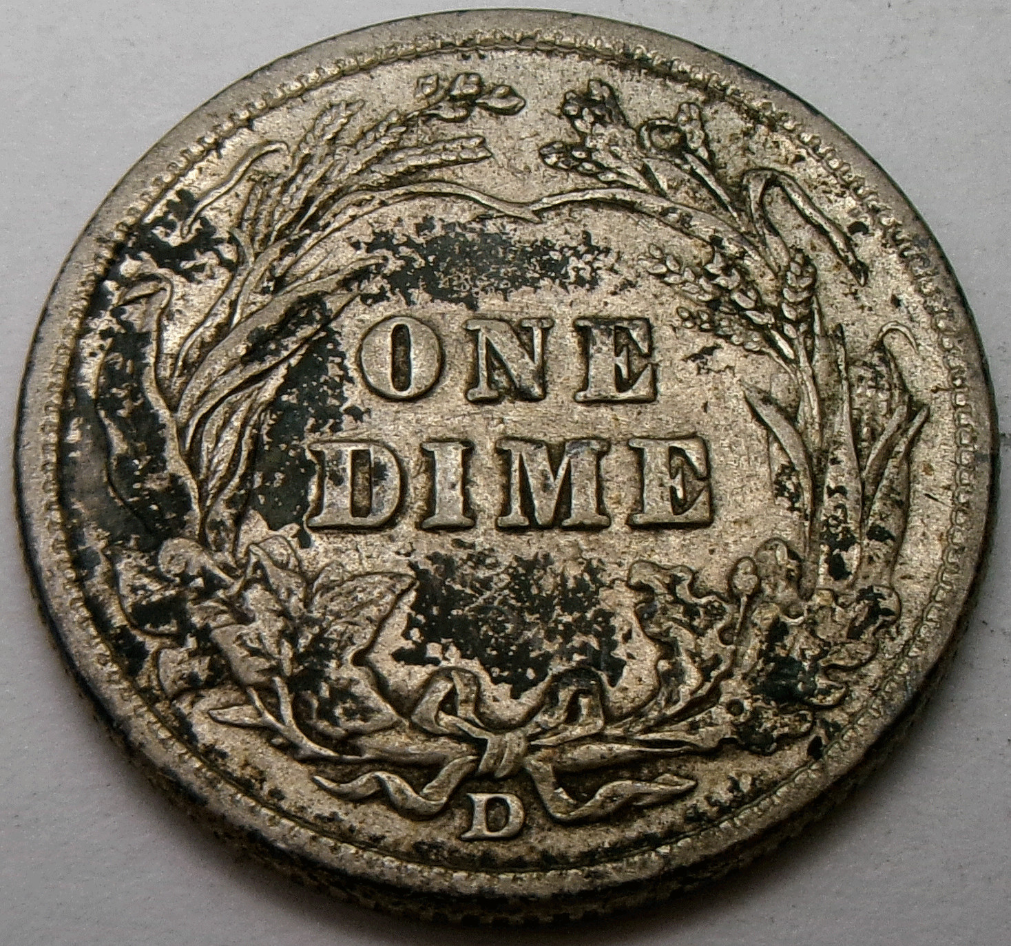 1914-D Barber 10¢ Dime