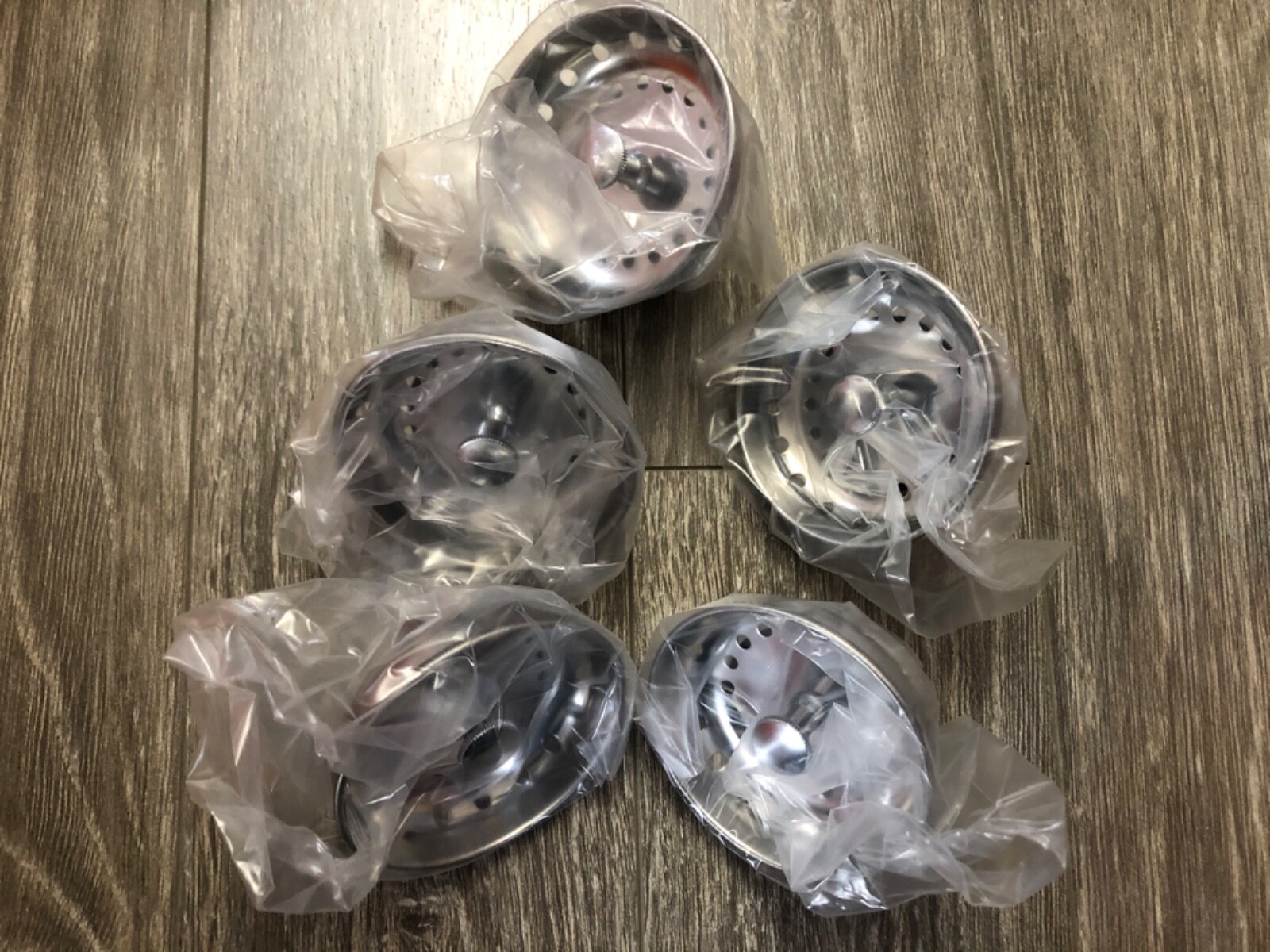 5 Pack Sink Basket 3-1/4" Diameter, Lug Post Bottom HD Supply