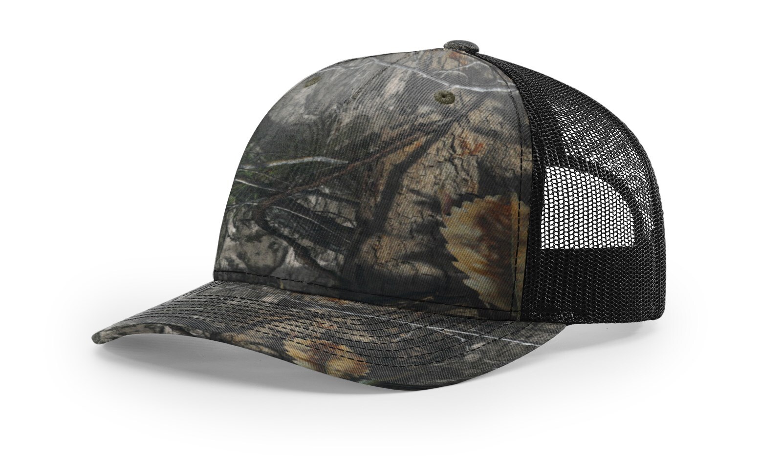 Richardson 5 Panel Trucker Cap 112FP Classic Style with Adjustable Duck Camo