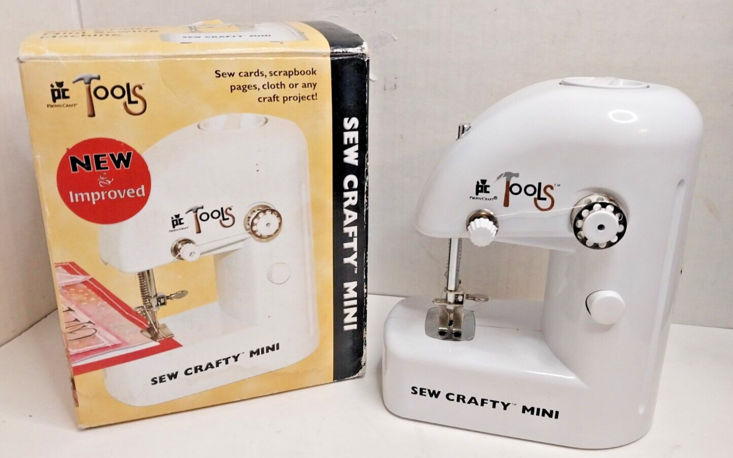 SEW CRAFTY MINI SEWING MACHINE, FREE SHIPPING