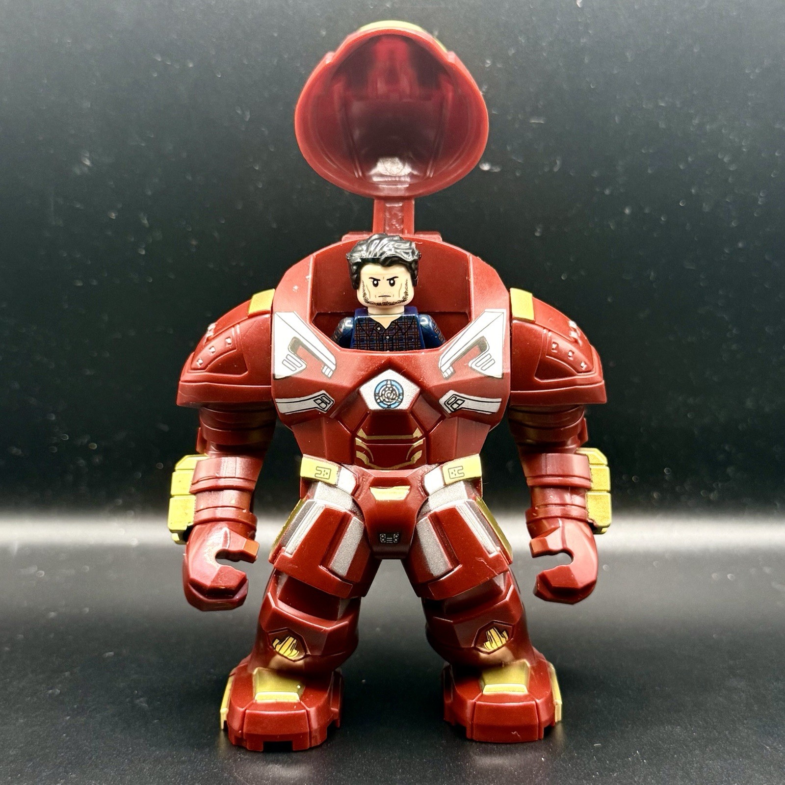Marvel Iron Man Suit XXXXIV Hulk  Buster Big Figure  Bigfig w Custom Mini Figure