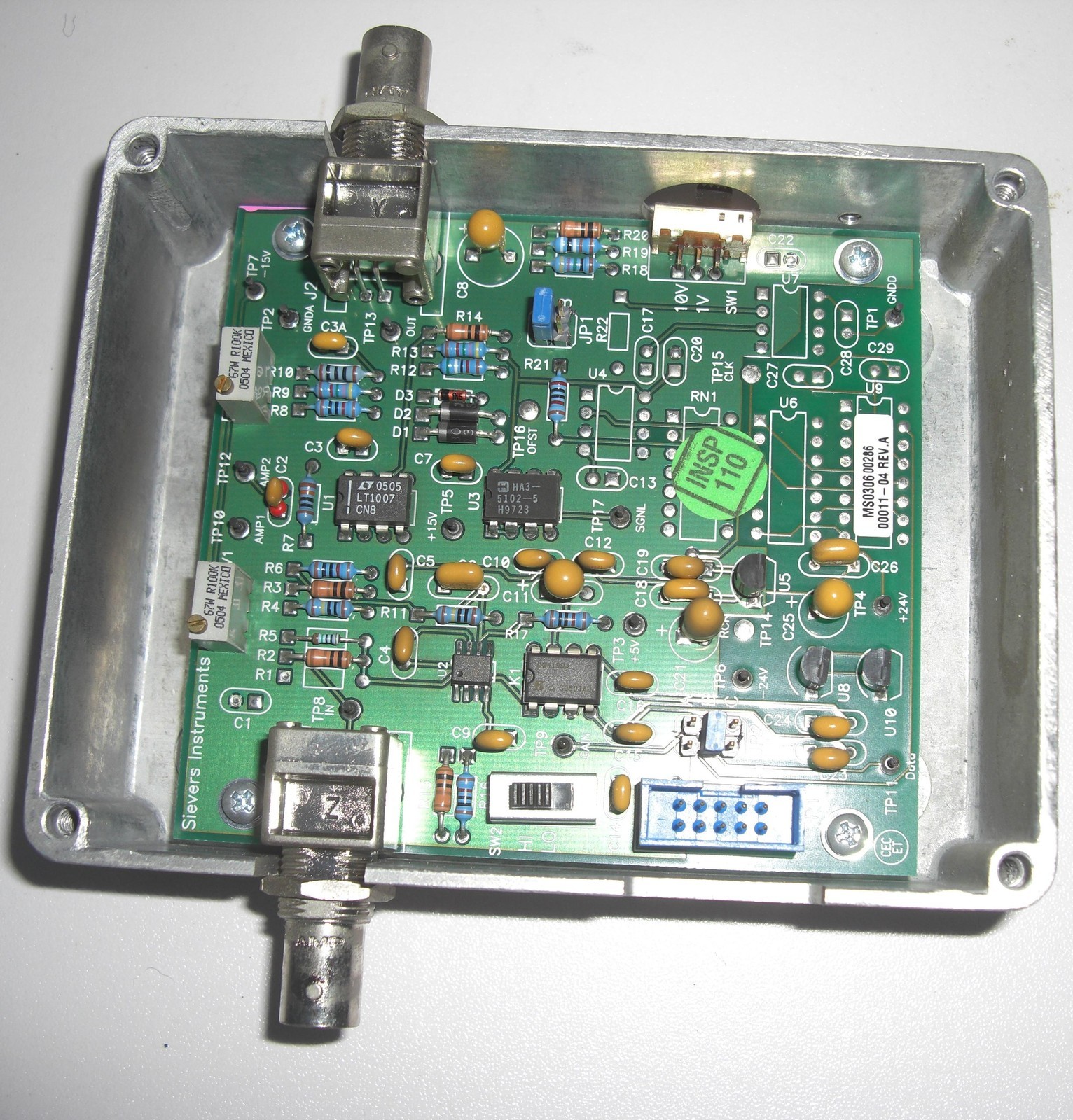 Sievers instruments 00011-04 rev A