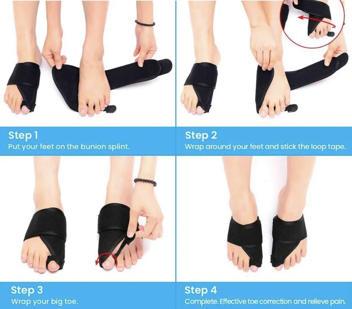 Jumpex Bunion Corrector & Bunion Orthopedic Big Toe Straightener Adjustable