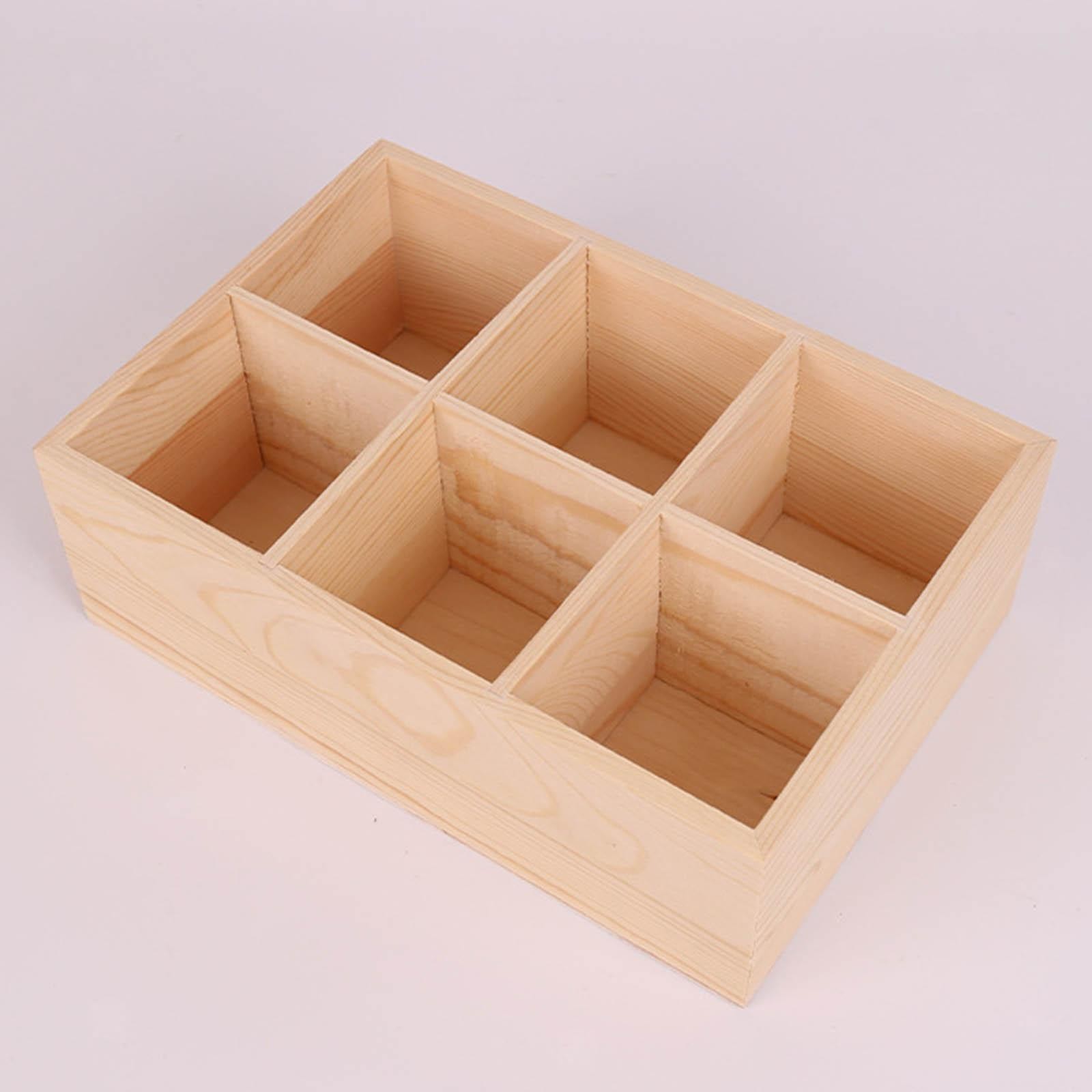 Pencil Holder Art Marker Organizer 6 Grid Stationary Creative Multifunctional