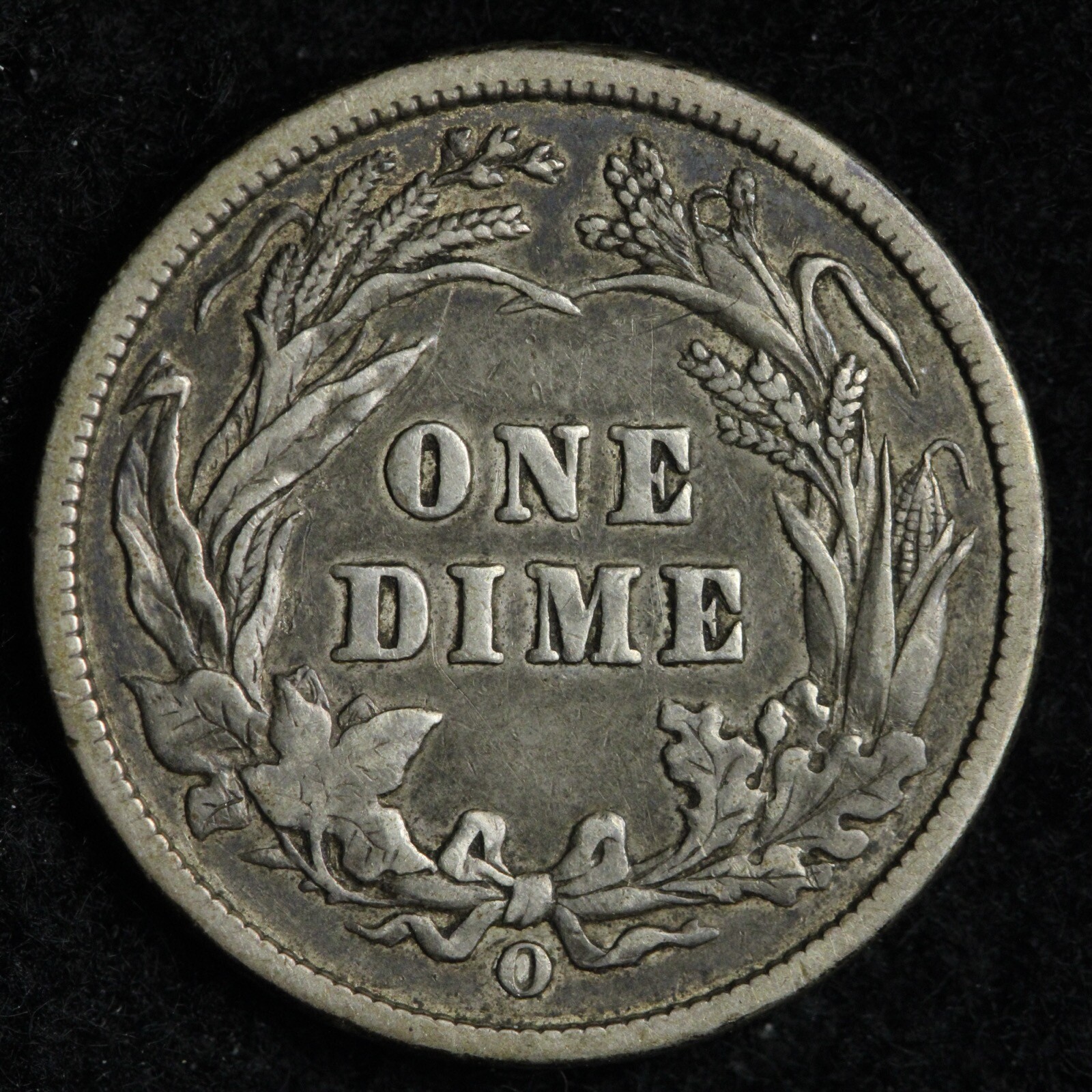 1899-O Barber Silver Dime XF+ E155 WRCAJ