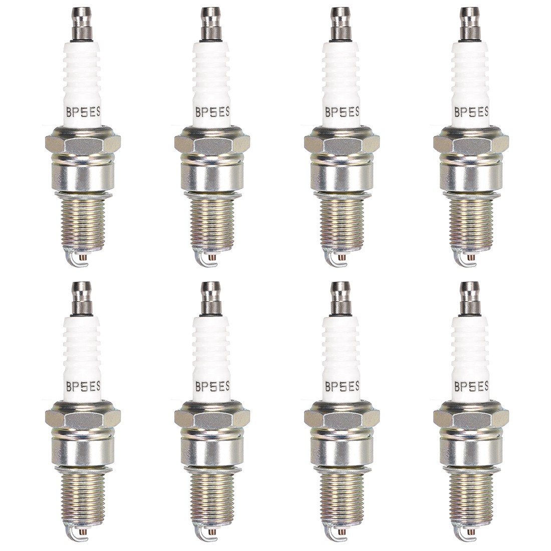 BP5ES Spark Plug for Generator Lawnmower Tractor Go Kart Mini Bike , 8pcs