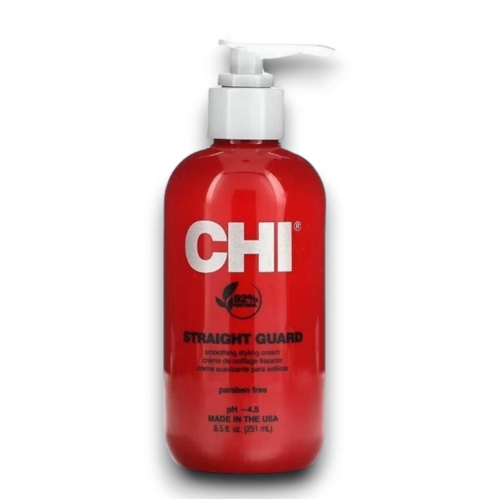 CHI Straight Guard Smoothing Styling Cream 8.5oz  Paraben Free